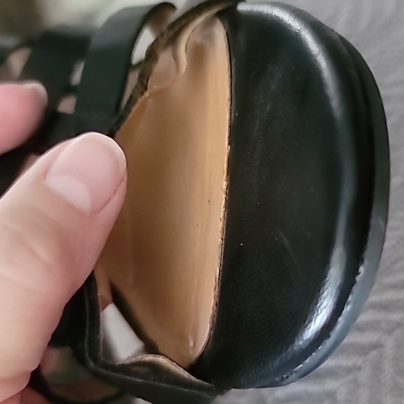 CP "Hayden" 10W black block style heels zipper medial foot gladiator style - Picture 11 of 11